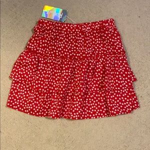 Romwe floral skirt